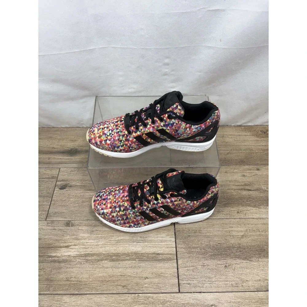 Adidas ZX Flux Torsion Prism Running Shoes Mens Size 8.5‎ Multicolor Sneakers